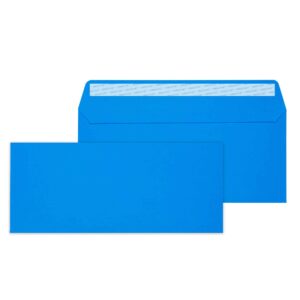 #10 Regular Peel and Seal Caribbean Blue 32# Envelopes 4 1/4 x 9 1/2 BX500