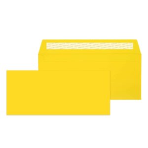 #10 Regular Peel and Seal Banana Yellow 32# Envelopes 4 1/4 x 9 1/2 BX500
