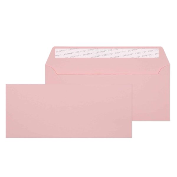 #10 Regular Peel and Seal Baby Pink 32# Envelopes 4 1/4 x 9 1/2 BX500