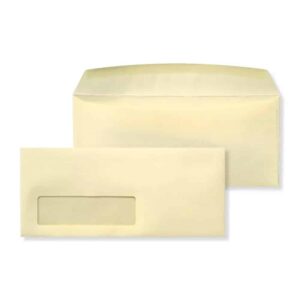 #10 Machinable Window Gummed Cookie Dough Cream 32# Envelopes 4 1/4 x 9 1/2 BX500