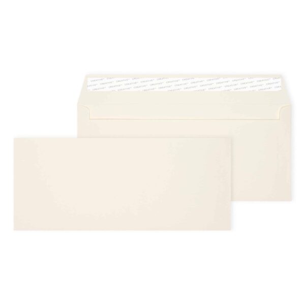 #10 Regular Peel and Seal Cookie Dough Cream 32# Envelopes 4 1/4 x 9 1/2 BX500