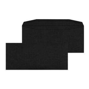 #10 Regular Gummed Jet Black 32# Envelopes 4.25 x 9.5 BX500