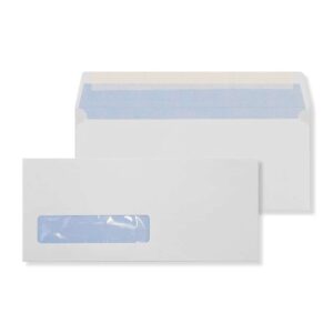 #10 Regular Peel & Seal White 24# Envelopes 4 1/8 x 9 1/2 BX1000