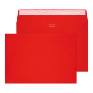 Booklet Peel & Seal Fire Engine Red 32# Envelopes 6 x 9 BX250