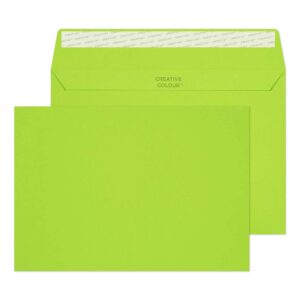Booklet Peel & Seal Lime Green 32# Envelopes 6 x 9 BX500