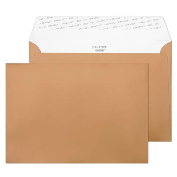 Invitation Peel & Seal Metallic Copper 36# Envelopes 5 1/4 x 7 1/4 BX500