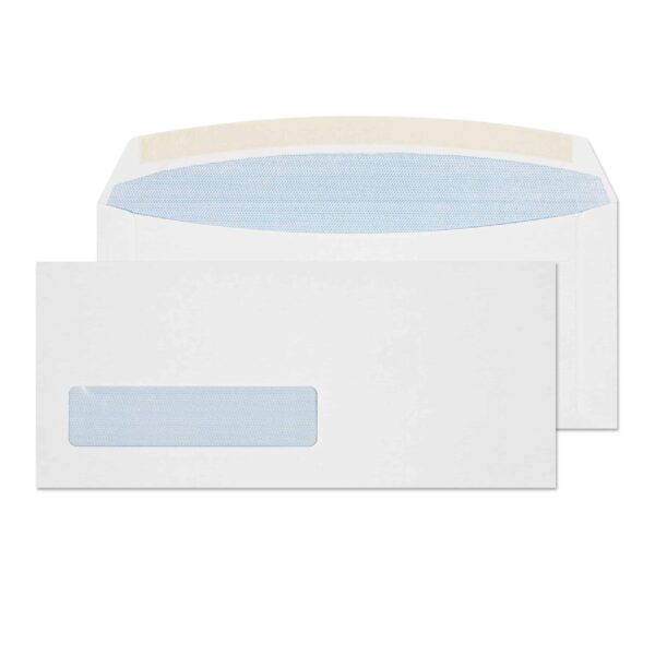 #10 Booklet Gummed White 24# Envelopes 4 1/8 x 9 1/2 BX1000 - Code 3602