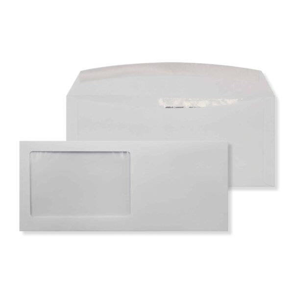 #10 Booklet Gummed White 24# Envelopes 4 1/8 x 9 1/2 BX1000 - Code 3605