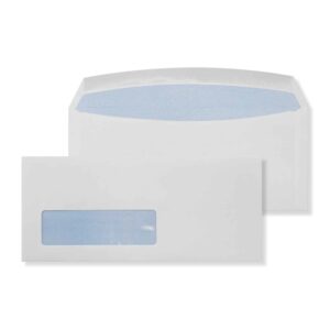 #10 Booklet Gummed White 24# Envelopes 4 1/8 x 9 1/2 BX1000 - Code 3603