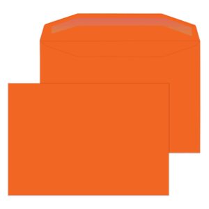 Booklet Gummed Pumpkin Orange 32# Envelopes 6 x 9 BX250
