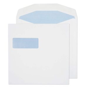 Square Gummed White 28# Envelopes 8 5/8 x 8 5/8 BX500 - Code 5708