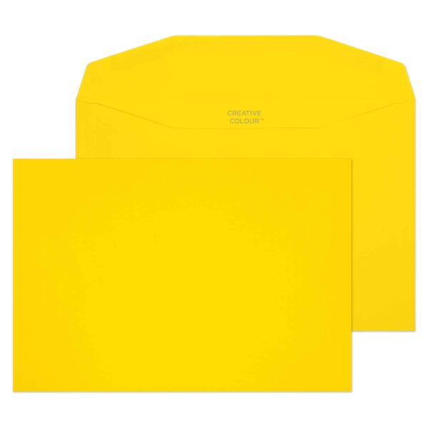 Booklet Gummed Banana Yellow 32# Envelopes 6 x 9 BX250