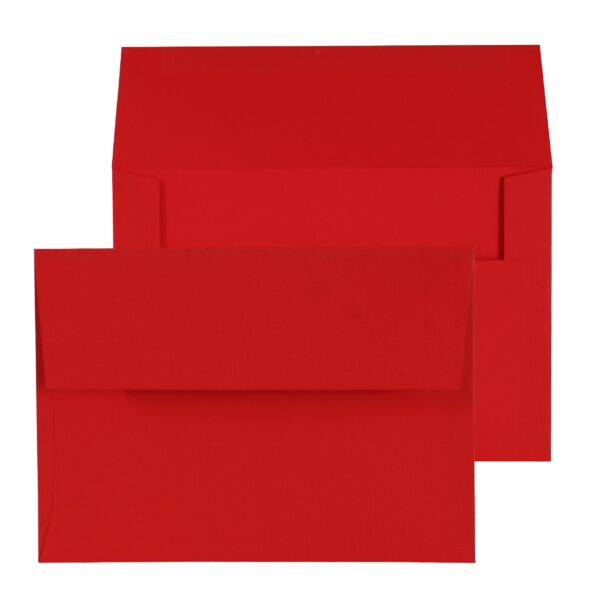 A7 Red Velvet Gummed 120gsm  5 1/4 x 7 1/4