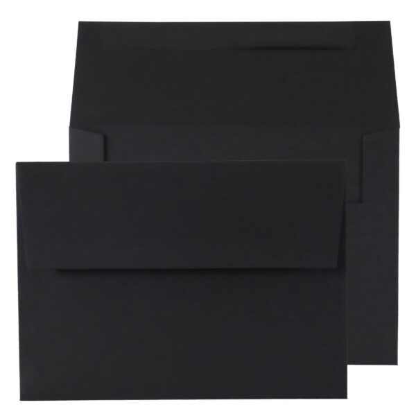 A7 Black Velvet Gummed 120gsm 5 1/4 x 7 1/4