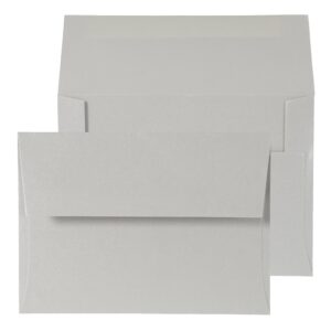 A7 Real Silver Gummed 120gsm 5 1/4 x 7 1/4