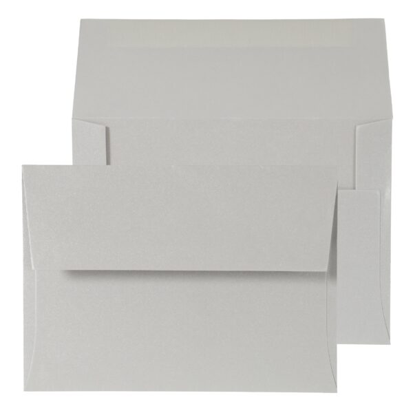 A7 Real Silver Gummed 120gsm 5 1/4 x 7 1/4