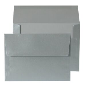 A7 Real Silver Gummed 120gsm 5 1/4 x 7 1/4 Pack 250