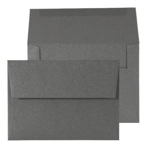 A7 Gunmetal Gummed 120gsm 5 1/4 x 7 1/4 Pack 250