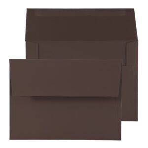 A7 Dark Chocolate Velvet Gummed 120gsm 5 1/4 x 7 1/4