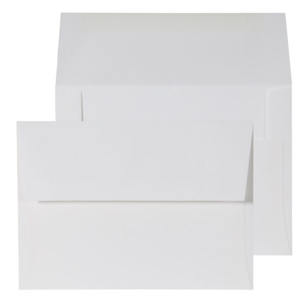 A7 Pure White Laid Texture Gummed 120gsm 5 1/4 x 7 1/4