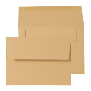 Soil Brown Deep Square Gummed Envelopes 5 x 7 BX500