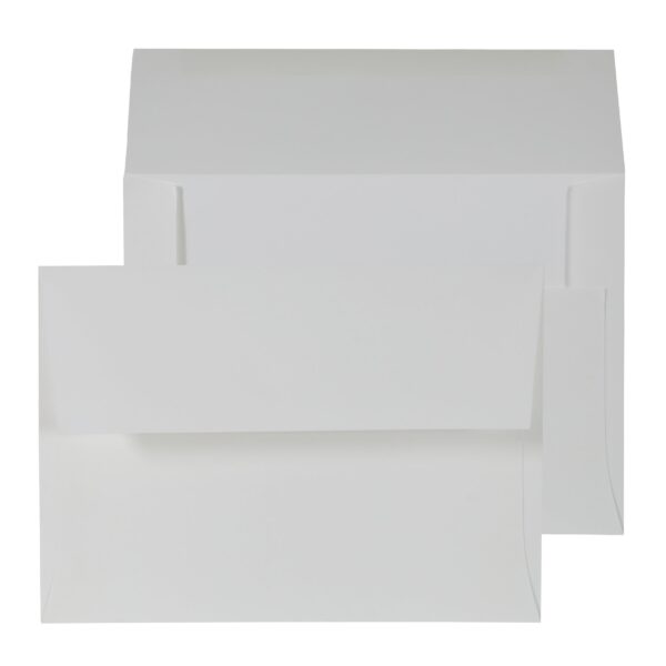 A7 Milk White Velvet Gummed 120gsm 5 1/4 x 7 1/4
