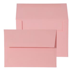 Baby Pink Gummed Envelopes 5 x 7 BX500