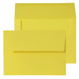 Banana Yellow Gummed Envelopes 5 x 7 BX500
