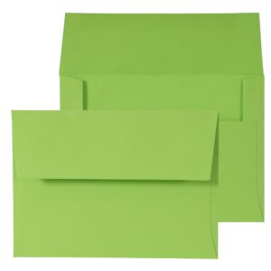 Lime Green Gummed Envelopes 5 x 7 BX500