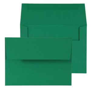 Avocado Green Gummed Envelopes 5 x 7 BX500