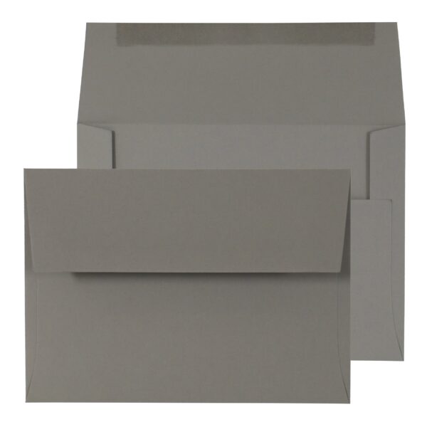 Storm Gray Gummed Envelopes 5 x 7 BX500