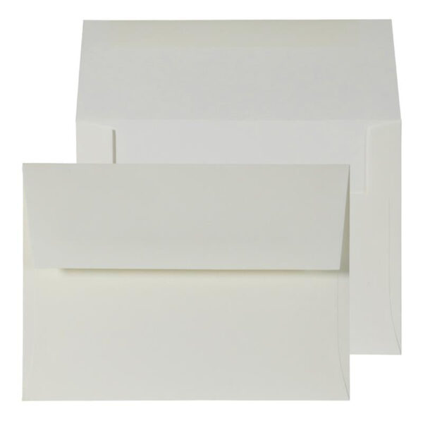 A7 Natural White Classic Gummed 120gsm 5 1/4 x 7 1/4
