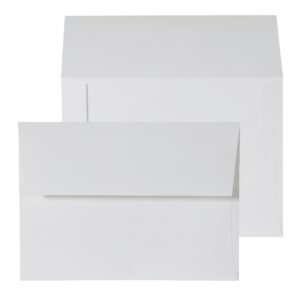 A2 Announcement Envelope Gummed White 32# Envelopes 4 3/8 x 5 3/4 BX500
