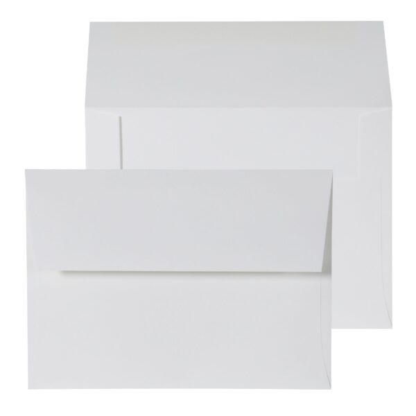 A2 Announcement Envelope Gummed White 32# Envelopes 4 3/8 x 5 3/4 BX500