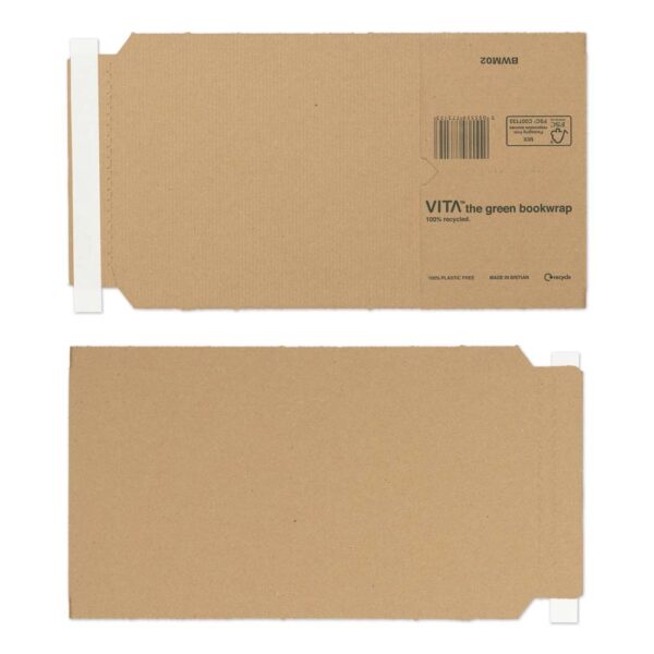 Blake Bookwrap Peel & Seal Tape Kraft Envelopes 6 1/8 x 8 1/2 x 2 BX25