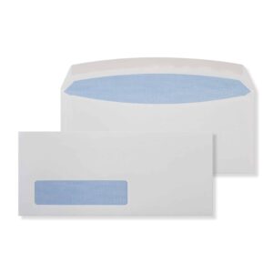 #10 Postfast Mailer Gummed Ultra White Wove 24# Envelopes 9 1/2 x 4 1/8 BX500 - Code PF603