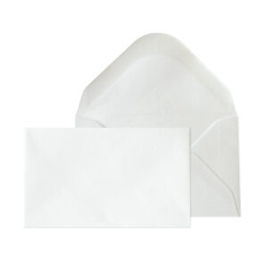 US Business card env/Gift tag env Gummed White 21# Envelopes 2 1/4 x 3 5/8 BX1000
