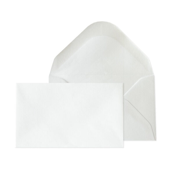 US Business card env/Gift tag env Gummed White 21# Envelopes 2 1/4 x 3 5/8 BX1000