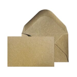 US Business card env/Gift tag env Gummed Manilla Brown 24# Envelopes 2 1/4 x 3 5/8 BX500