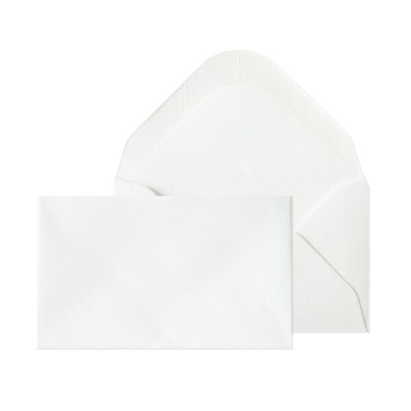 US Business card env/Gift tag env Gummed White 32# Envelopes 2 1/4 x 3 5/8 BX500