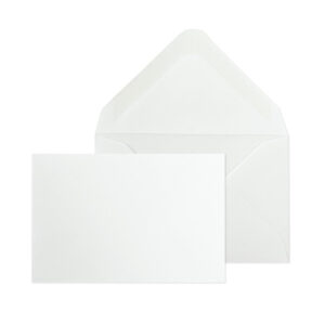 UK Business card env /Gift Tag env Gummed White 21# Envelopes 2 1/2 x 3 3/4 BX1000