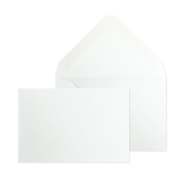 UK Business card env /Gift Tag env Gummed White 32# Envelopes 2 1/2 x 3 3/4 BX500