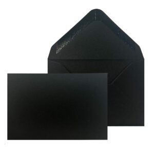 UK Business card env /Gift Tag env Gummed Black 32# Envelopes 2 1/2 x 3 3/4 BX500