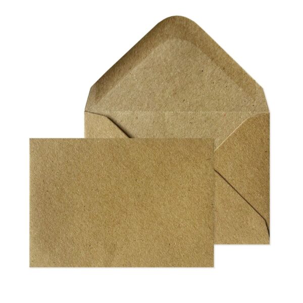 note let card env/Florist env Gummed Manilla Brown 24# Envelopes 2 7/8 x 4 BX1000