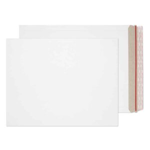 Stay-Flat Mailer Peel & Seal White Board Envelopes 12 1/2 x 16 BX100